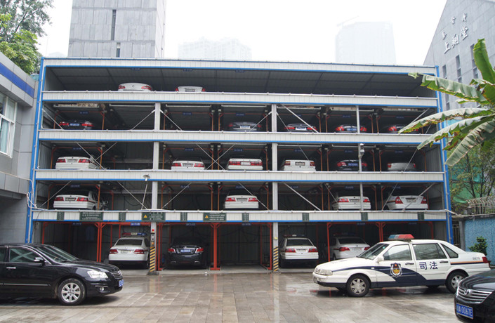 五層智能立體車庫(kù)-升降橫移式 五層智能立體車庫(kù)-升降橫移式